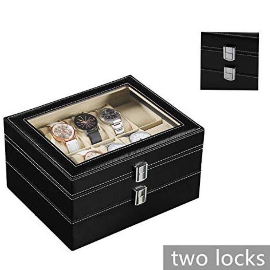 20 grid luxury watch display box for rolex cartier